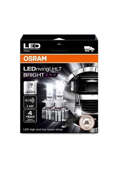 Ampul H7 Ledriving Bright 18w 24v Px26d Fs2 Osr 64215dwbrt-2hfb Çok Renkli