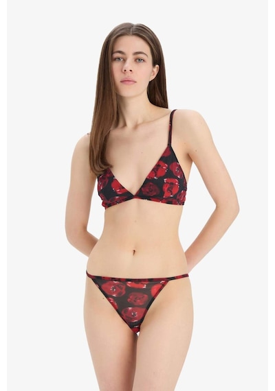 DeFacto Fall in Love Tül Slip Külot D5603AX24AURD197 Kırmızı