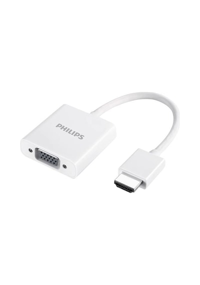 Swr1620a/93 Hdmı To Vga Laptop - Pc Monitör Görüntü Converter Çevirici Projeksiyon Uyumlu Beyaz - Çok Renkli