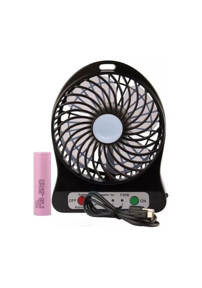 Pilli Şarjlı On/off Tuşlu Usb Vantilatör Pvc Kasa Uyumlu