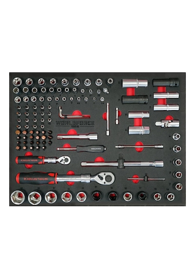 Worldforce 240 Parça Dolu Takım Dolabı 7 Çekmece Medium Paket