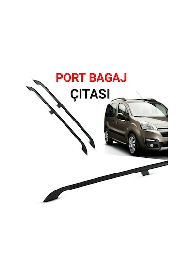 Peugeot Partner Siyah Tavan Çitası 2012 2013 2014 2015 Portbagaj