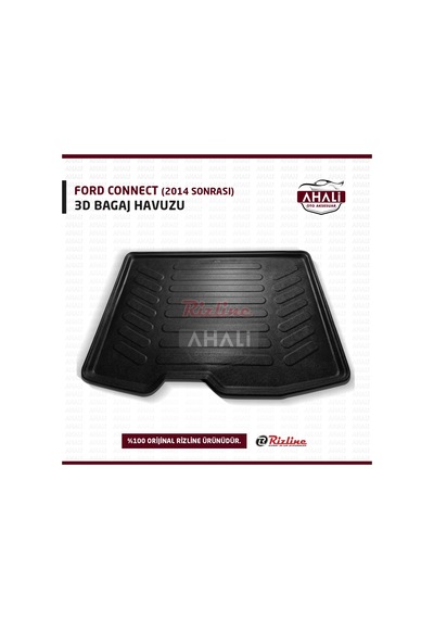 Rizline Ford Connect 2014 Sonrası 3D Bagaj Havuzu+Araç Kokusu