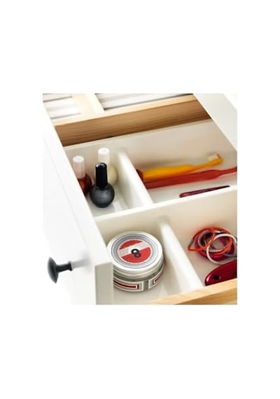 2 Adet Bölmeli Çekmece İçi Düzenleyici, Beyaz 02667-2lipaket Diğer