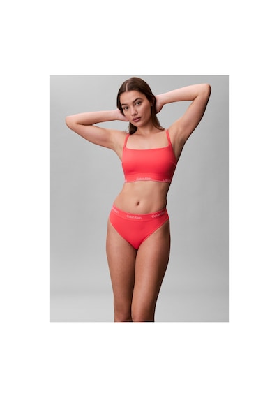 Calvin Klein Pembe Kadın Bikini Üst Square Neck Bralette-16165
