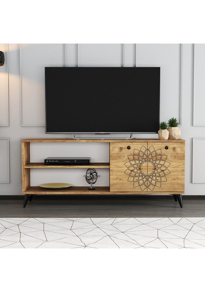 Moxen Mobilya TY3 Desenli Raflı Tv Ünitesi