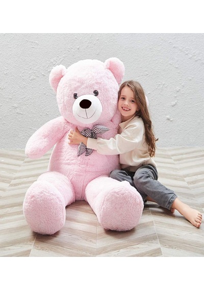 Sole 175 Cm Papyonlu Dev Boy Peluş Ayı - % 100 Yerli 001 Sole 175 Cm Papyonlu Dev Boy Peluş Ayı - % 100 Yerli 001