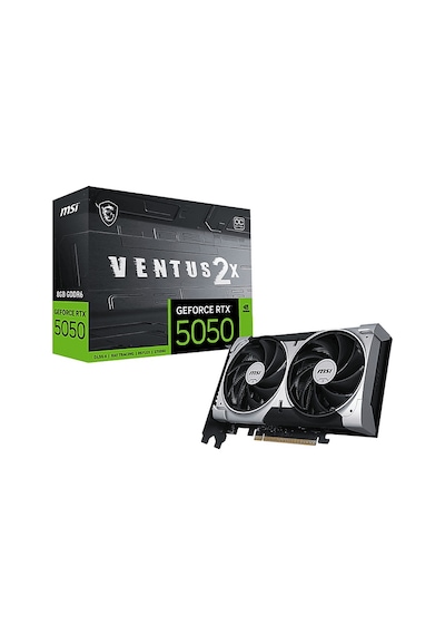 Msı Geforce Rtx 5050 Ventus 2x Oc 8g Gddr6 128 Bit Dlss 4 Geforce Rtx 5050 8 Gb Ekran Kartı