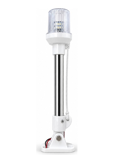 30 Cm Led Aydınlatmalı Krom Bayrak Direği
