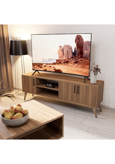 Mezza Set 1582-2072 Exxen Tv Ünitesi + Exxen Orta Sehpa - Ürgüp Rengi Mezza Set 1582-2072 Exxen Tv Ünitesi + Exxen Orta Sehpa - Ürgüp Rengi
