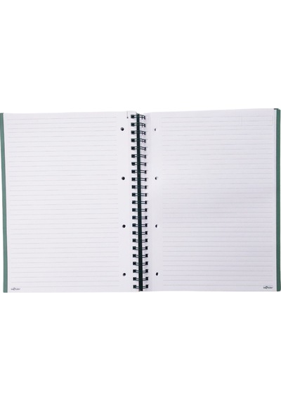 Le Color Kiraz Desen 2+1 Kareli & Çizgili 235x300 Spiralli Defter