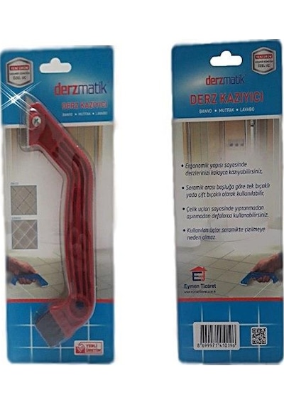 Derz Kayıcı Derzmatik Fırçalı Çift Kazıyıcılı Çelik Uçlu N11.253