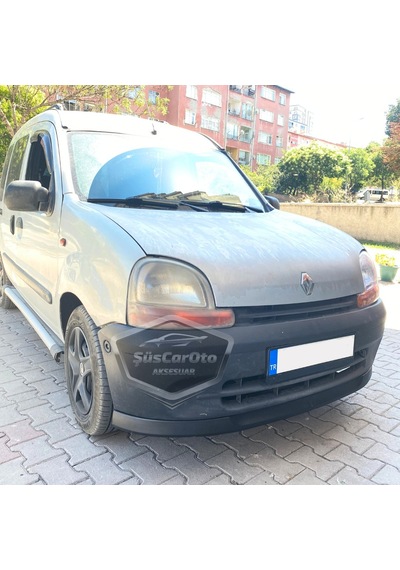 Renault Kangoo 1 1998-2007 Uyumlu Üniversal Astra H Lip Esnek Ön Lip 2 Parça Tampon Altı Dil Karlık Ön Ek 00 Şüscaroto Aksesuar