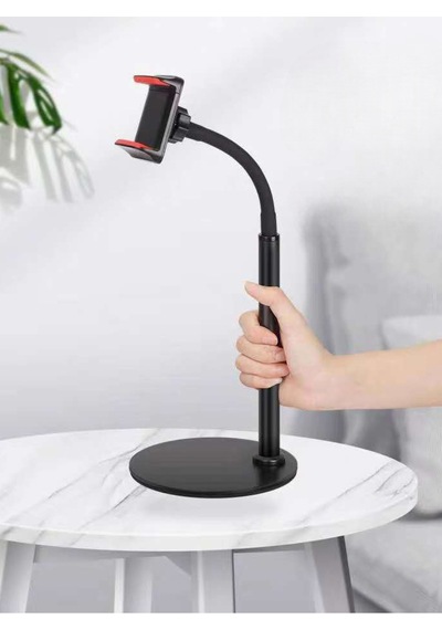 360 Ayarlı Metal Standlı Masa Üstü Metal Gövde Telefon Tutucu Telefon Standı
