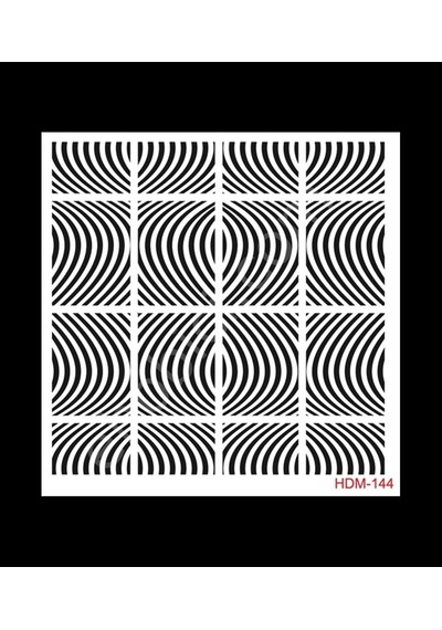 Hdm144 Cadence Home Dekor Stencil 25X25
