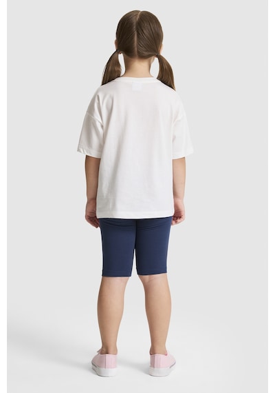 U.S. Polo Assn. Kız Çocuk Beyaz Pijama Takım 50326602-vr013