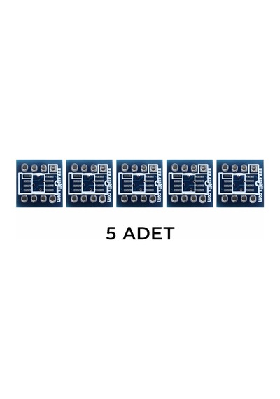 5 Adet Soıc8 To Dıp8 Smd Çevirici Pcb Sop8 Elektronik Devre Kart