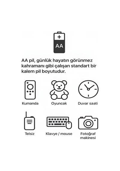 Type-c Şarjlı 2800mwh 1.5v Şarj Edilebilir 2 Li Kalem Pil - Lityum Iyon Batarya
