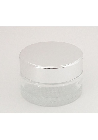 Boş Krem Kavanozu 30 ML 5 Adet Boş Şeffaf Gri Kapaklı Kutu