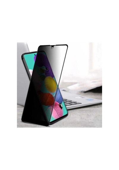 Hubrendy Tedarik Samsung A33 Uyumlu Hayalet Ekran Gizli Tam Kaplayan Kırılmaz Cam Seramik Ekran Koru