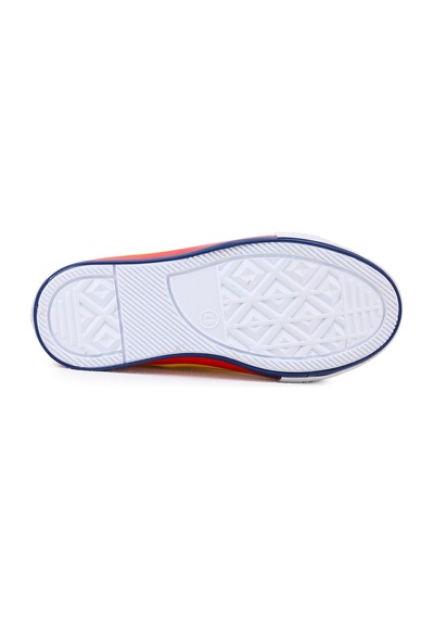 Kiko Kids Tinna Bağcıklı Erkek Çocuk Boğazlı Keten Spor Ayakkabı Sarı