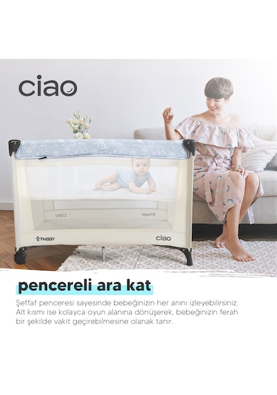 Huggy Ciao Park Yatak Oyun Parkı + Yatak
