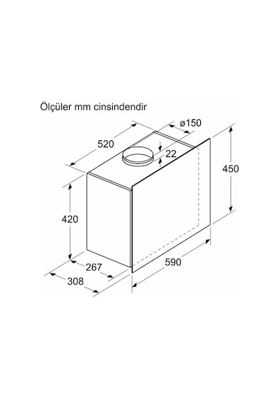 Siemens LC65FCJ00T Duvar Tipi Davlumbaz