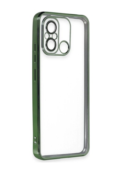 Xiaomi Redmi 12c Kılıf Razer Lensli Silikon - Yeşil 0.2M-Çok Renkli