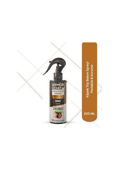 Armor Coat Köpek Bakım Spreyi Hindistan Cevizi Kokulu 200 ML