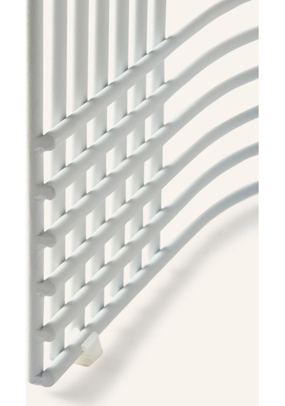 Jan Dijkstra Tasarımı Toz Boyalı Metal Yan Sehpa,modellenebilir Elemanlı, 44 X 31 X 42 Cm Beyaz