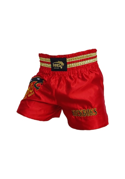 Parsspor Pars Kick Boks Şortu Nakışlı Kırmızı