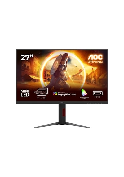 Aoc 27" U27g4xm 1ms 160hz G-sync Mini Led Fast Ips 4k Gaming Monitör Ölü Pixel-kutusu Açılmış Ürün
