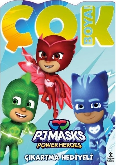 PJMasks Power Heroes - Çok Boya! Çıkartma Hediyeli- Doğan Çocuk