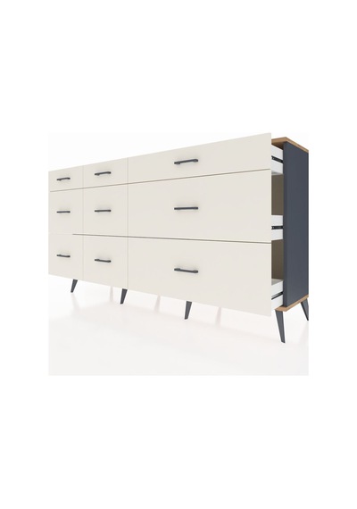 Hyperion Konsol 9 Çekmeceli 176x44x99 Antrasit-çam/aytaşı Antrasit-çam/aytaşı Hyperion Konsol 9 Çekmeceli 176x44x99 Antrasit-çam/aytaşı Antrasit-çam/aytaşı