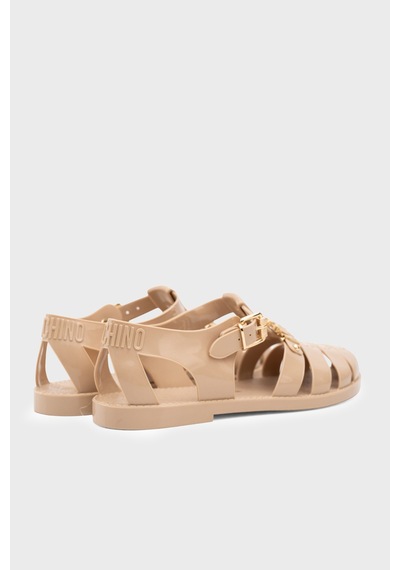 Moschino Bayan Sandalet Ma16501g1o261mpm21104 Bej