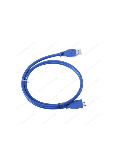 Harici Hdd Sdd Sabit Sürücü Için Usb 3.0 - Micro-B Veri Kablosu