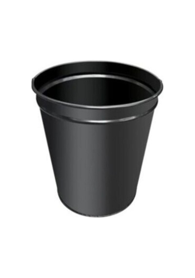 Palex Metal Siyah Masa Altı Çöp Kovası 13 Lt.Fx Metal Masa Altı Ofis Çöp Kovası 13