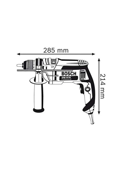 Gsb 16 Re Darbeli Matkap 750 W, Mandren Çapı: 1,5-13 Mm, Betonda Delme Çapı: 18 Mm