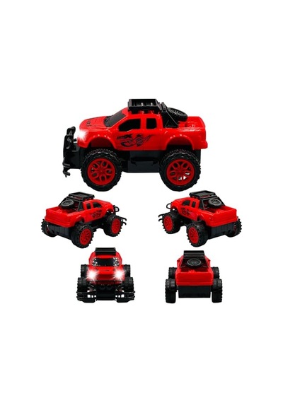 Giffy/oyuncak Uzaktan Kumandalı Pilli Full Fonksiyon Işıklı Drift Atabilen Offroad Yüksek Teker Araba Jeeep Beyaz