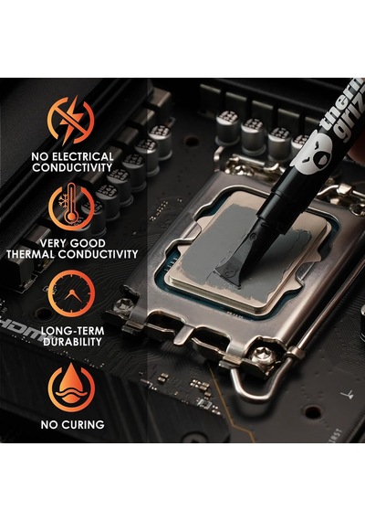 Aeronaut - Yüksek Kaliteli Termal Macun - Tüm Cpu Ve Grafik Kartı Soğutucuları İçin Soğutma Ve Sessiz Soğutucu Bağlantısı 7,8 Gram