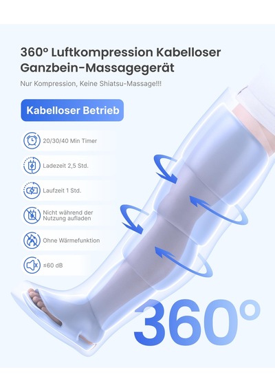 Renpho Akıllı Basınç Sensörlü Bacak Masajı, Kas Gevşemesi İçin Kablosuz Hava Sıkıştırma Masajı, Ayak, Baldır Ve Uyluk Masajı, Adaptör Dahil Değil, 1 Parça Renpho Akıllı Basınç Sensörlü Bacak Masajı, Kas Gevşemesi İçin Kablosuz Hava Sıkıştırma Masajı, Ayak, Baldır Ve Uyluk Masajı, Adaptör Dahil Değil, 1 Parça