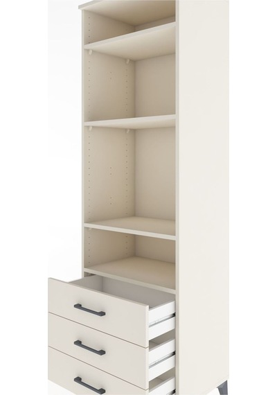 Hyperion Dolap 4 Raflı 3 Çekmeceli 60x44x195 Aytaşı-aytaşı Aytaşı