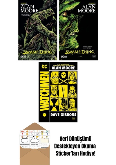 Swamp Thing Efsanesi: 3. Cilt + Swamp Thing Efsanesi: 1. Cilt + Watchmen