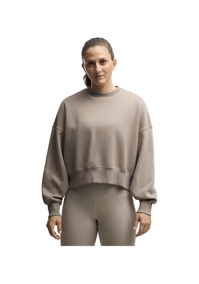 529249-81 Puma X Hyrox W Heavyweıght Crew Kadın Sweatshirt Bej 529249-81