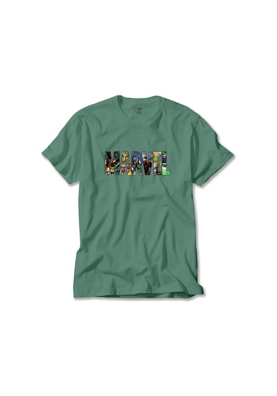 Marvel Heroes İn Post Lacivert Tişört