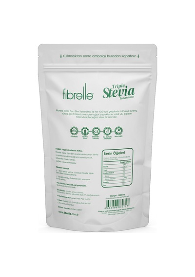 Fibrelle Triple Zero Slim Tatlandırıcı 400 G