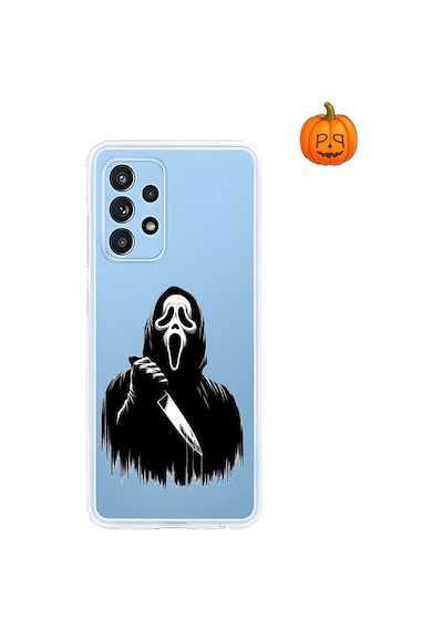 Dali Design Samsung Galaxy A52 Uyumlu Şeffaf Kılıf Horror 3 Tasarımlı
