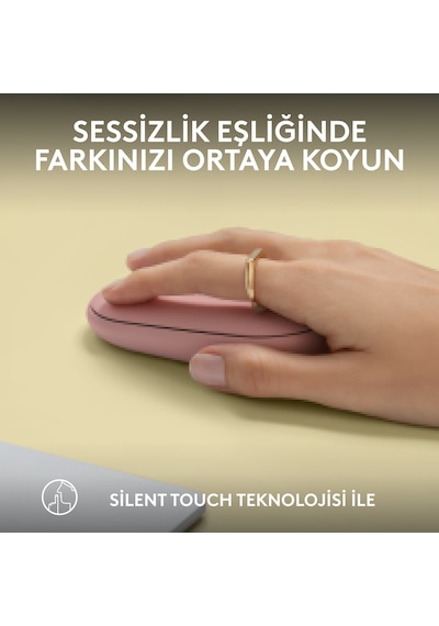 Logitech M350S Pebble 2 Kablosuz Optik Mouse (İthalatçı Garantili)