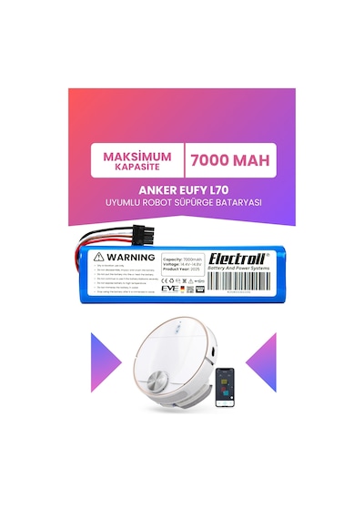 Anker Eufy L70 Hybrid Batarya Ultra Yüksek Kapasite 7.000mah