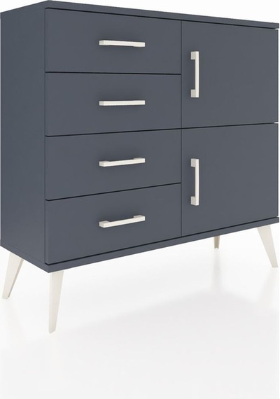 Arges Şifonyer Tek Raflı 4 Çekmeceli 2 Kapaklı 88x30x80 Antrasit-antrasit Antrasit Arges Şifonyer Tek Raflı 4 Çekmeceli 2 Kapaklı 88x30x80 Antrasit-antrasit Antrasit
